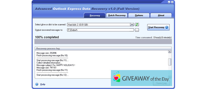 Download Advanced Outlook Express Data Recovery 2023 for Windows | Giveaway  Download Basket