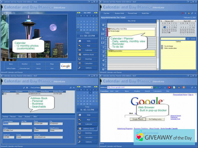 Download calendar and day planner usa edition 2025 for windows