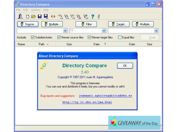 Download Directory Compare 2024 for Windows Giveaway Download Basket