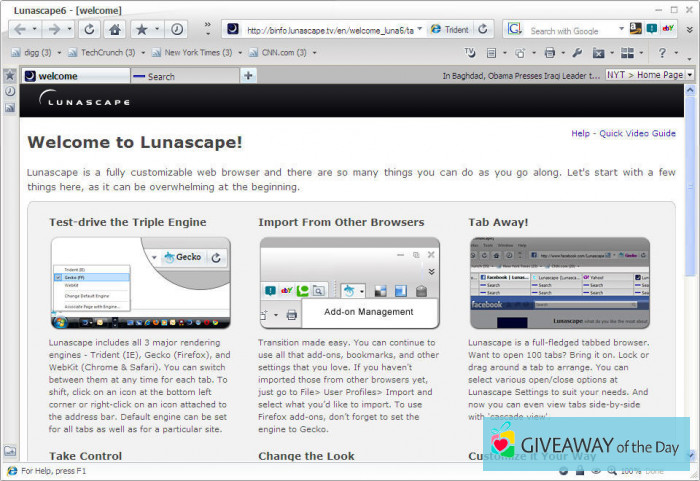 Download Lunascape 2025 for Windows | Giveaway Download Basket