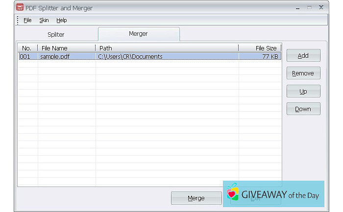 pdf merger and splitter free download